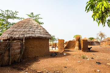 It's Houses in Ghana where the poor people live in