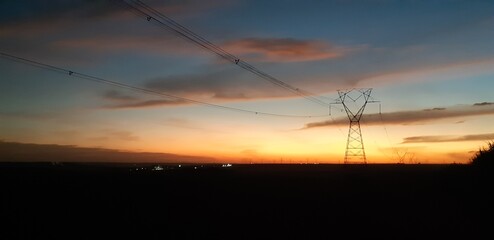 sunset in the field
Por do sol no campo