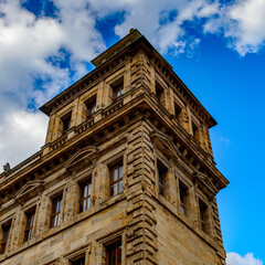 Architecture of Nuremberg, the largest in town in Franconia, Bavaria state, Germany