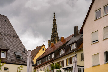 Architecture of Ulm,  Baden-Wurttemberg, Germany