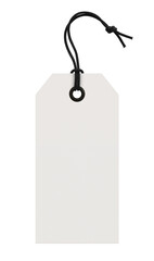 Blank price tags isolated on white background.