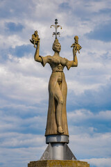 The Imperia (statue) at the Lake Constance in Konstanz, a small town in Germany