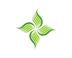 Nature wings spin logo