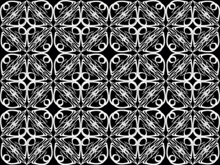 Seamless pattern design with floral background elements, beautiful ornaments, black, white, orange, pink, red, green, yellow, blue, gray, purple