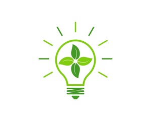 Light bulb and nature