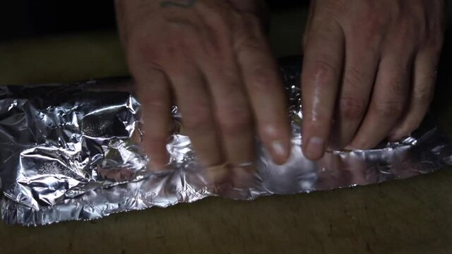 Frankie, Indian kathi roll stuffed with momos.