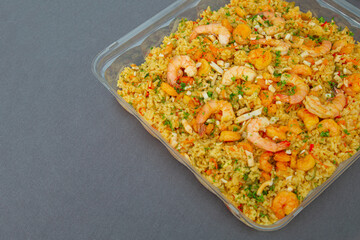 Mixed rice with sea food Paella 3