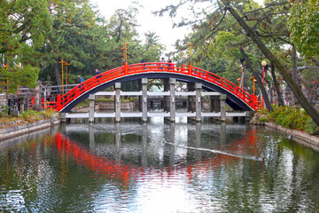 Sumiyoshi Grand Shrine, Osaka, Japan.