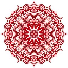 Floral mandala design. Wedding invitation, thank you card, save card, baby shower. Vector illustration