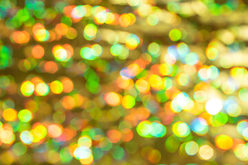 Obraz premium Real defocused lights. Colorful defocused lights collection, background.