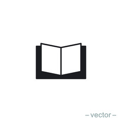 Book icon vector. Reading vector illustration on white background. Trendy Flat style for graphic design, Web site, UI. EPS10. Vector illustration