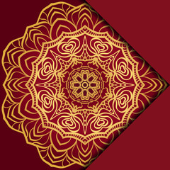 Mandala background. Vector illustration. For book cover