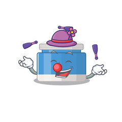 A moisturizer cream cartoon design style succeed playing juggling