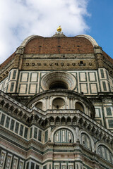 Fototapeta na wymiar View of Duomo in Florence Italy.