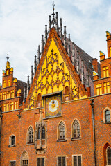 Fototapeta na wymiar It's Wroclaw Town Hall, Wroclaw, Poland