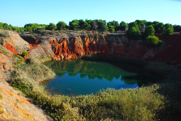 Bauxite Cave in Otranto, Italy