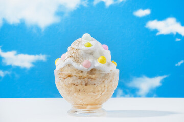  	アジアのかき氷　Shaved ice that Asian fruit