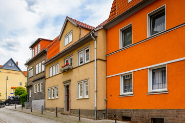 Fototapeta na wymiar It's Colorful house in Eisenach, Thuringia, Germany