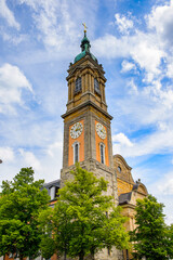 Fototapeta na wymiar It's St. George's Church, Eisenach, Thuringia, Germany