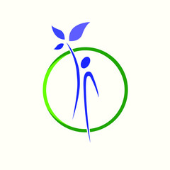 beauty business logo. Natural, leaf