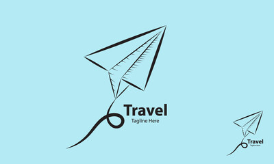 Travel Logo Design Template- Flat Logo Design- Minimalist Logo- Travel Logo For Travel agency Companies And Other Companies.
