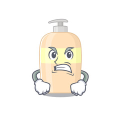 A cartoon picture of toner showing an angry face