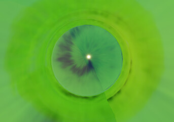 abstract green circle swirl background