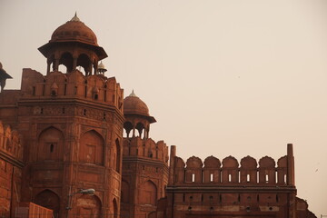 Lal Quila in india Back side
