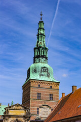 Fototapeta premium Top of the Frederiksborg Castle, Denmark