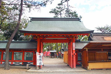 Sumiyoshi Grand Shrine, Osaka, Japan.