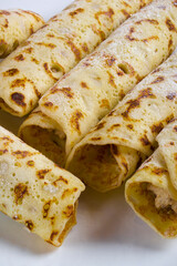 Pancakes with sweet filling