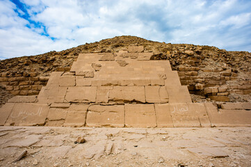 Fototapeta na wymiar It's Saqqara New Kingdom necropolis, Egypt. UNESCO World Heritage