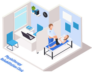 Physiotherapy Rehabilitation Clinic Isometric