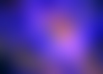 Blue purple yellow strokes blurred formless pattern. Dark vivid empty background.