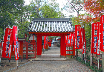 Fototapeta na wymiar Sumiyoshi Grand Shrine, Osaka, Japan.
