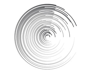 Naklejka premium Radial speed Lines in Circle Form for comic books . fireworks Explosion background . Vector Illustration . Starburst round Logo . Circular Design element . Abstract Geometric star rays . Sunburst .
