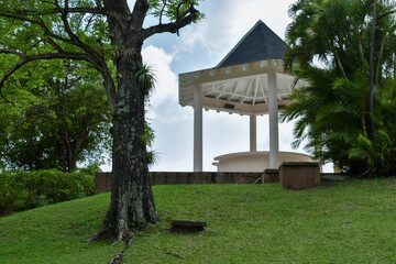 gazebo in the garden