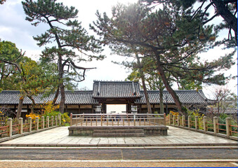 Sumiyoshi Grand Shrine, Osaka, Japan.