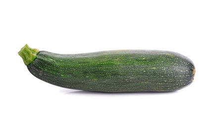 Zucchini cucumber isolated on white background