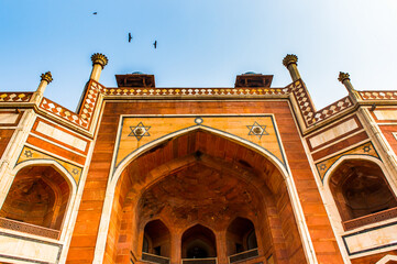 It's Humayun's Tomb complex,the tomb of the Mughal Emperor Humayun in Delhi, India. UNESCO World Heritage Site