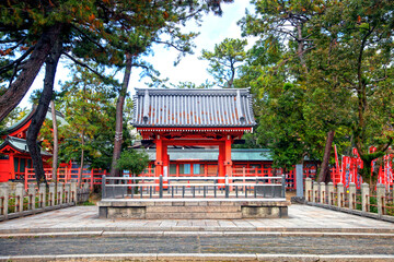 Sumiyoshi Grand Shrine, Osaka, Japan.