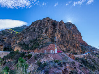 mountainous landscape in southern Spain 