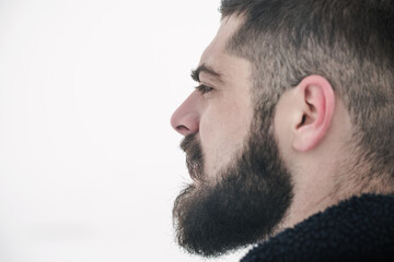 Fototapeta premium portrait of a young man with a beard