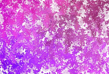 Dark Purple, Pink vector background with abstract shapes.