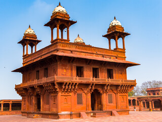 It's Diwan-i-Khas at the Fatehpur Sikri, a city in the Agra District of Uttar Pradesh, India....