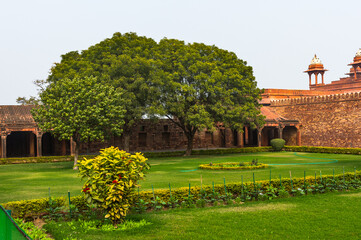Naklejka premium It's Fatehpur Sikri, a city in the Agra District of Uttar Pradesh, India. UNESCO World Heritage site.