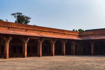 Obraz premium It's Architecture of the Fatehpur Sikri, a city in the Agra District of Uttar Pradesh, India. UNESCO World Heritage site.