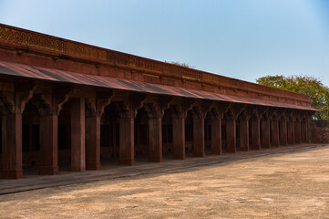 Fototapeta premium It's Architecture of the Fatehpur Sikri, a city in the Agra District of Uttar Pradesh, India. UNESCO World Heritage site.