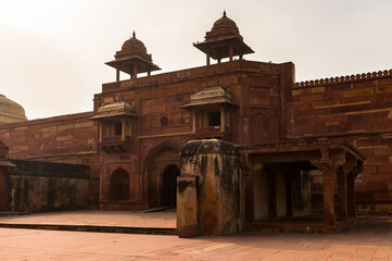 Fototapeta premium It's Architecture of the Fatehpur Sikri, a city in the Agra District of Uttar Pradesh, India. UNESCO World Heritage site.