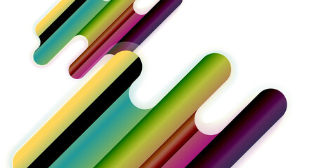 Abstract liquid lines geometric background